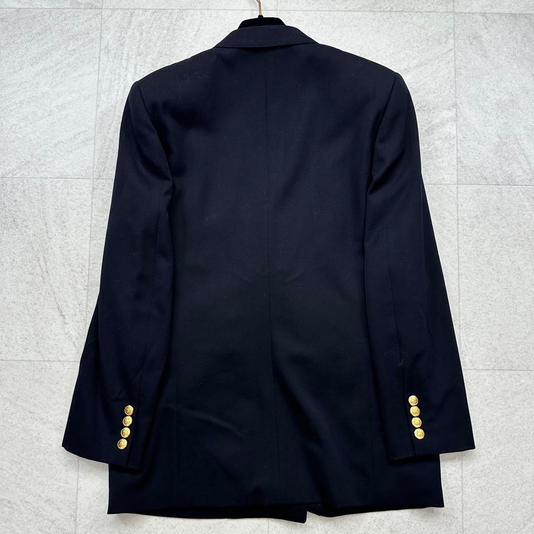 【アクアスキュータム】ダブル テーラードジャケット 紺ブレ 金ボタン 11