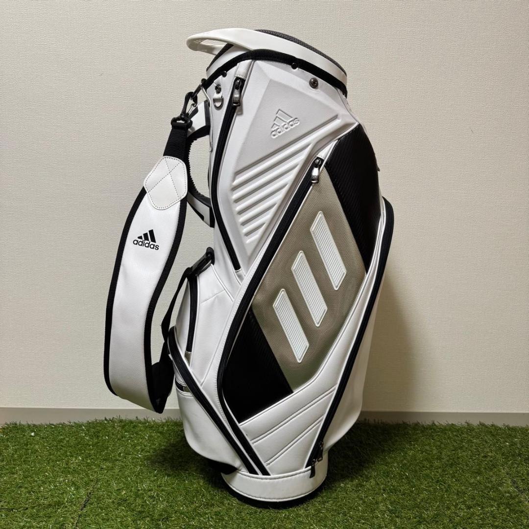 定価38,500（税込）adidas アディダス キャディバッグ ゴルフバッグ