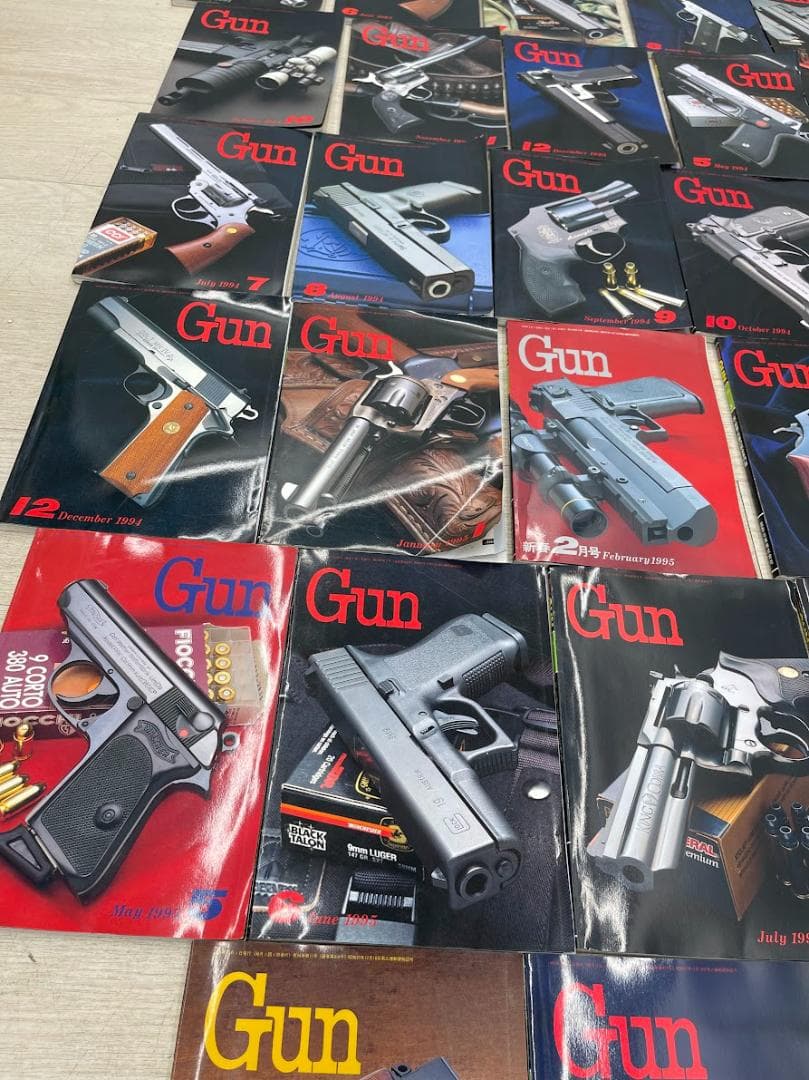 月刊GUN 1993-1995年 臨時増刊 GUNs DIGEST 33冊
