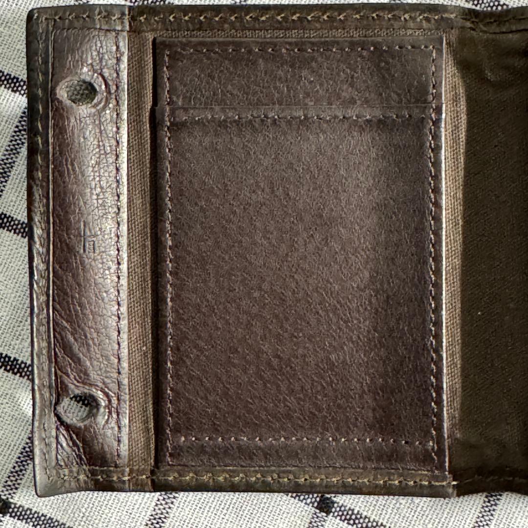 エムピウM+ ミッレフォッリエ2 P25ハバナ 二つ折り財布