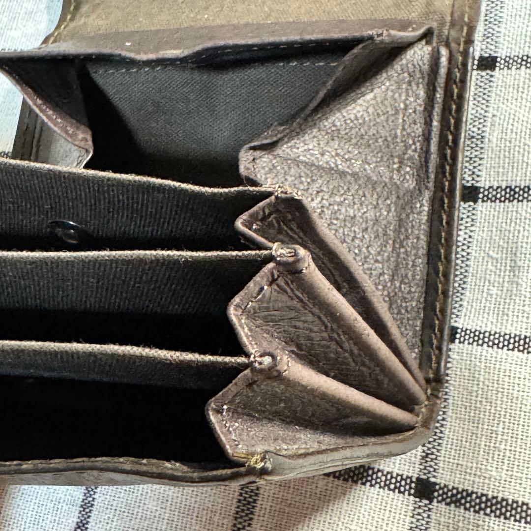 エムピウM+ ミッレフォッリエ2 P25ハバナ 二つ折り財布