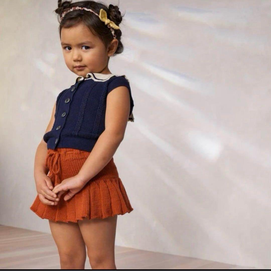 misha&puff skating pond skirt 3-4y パプリカ