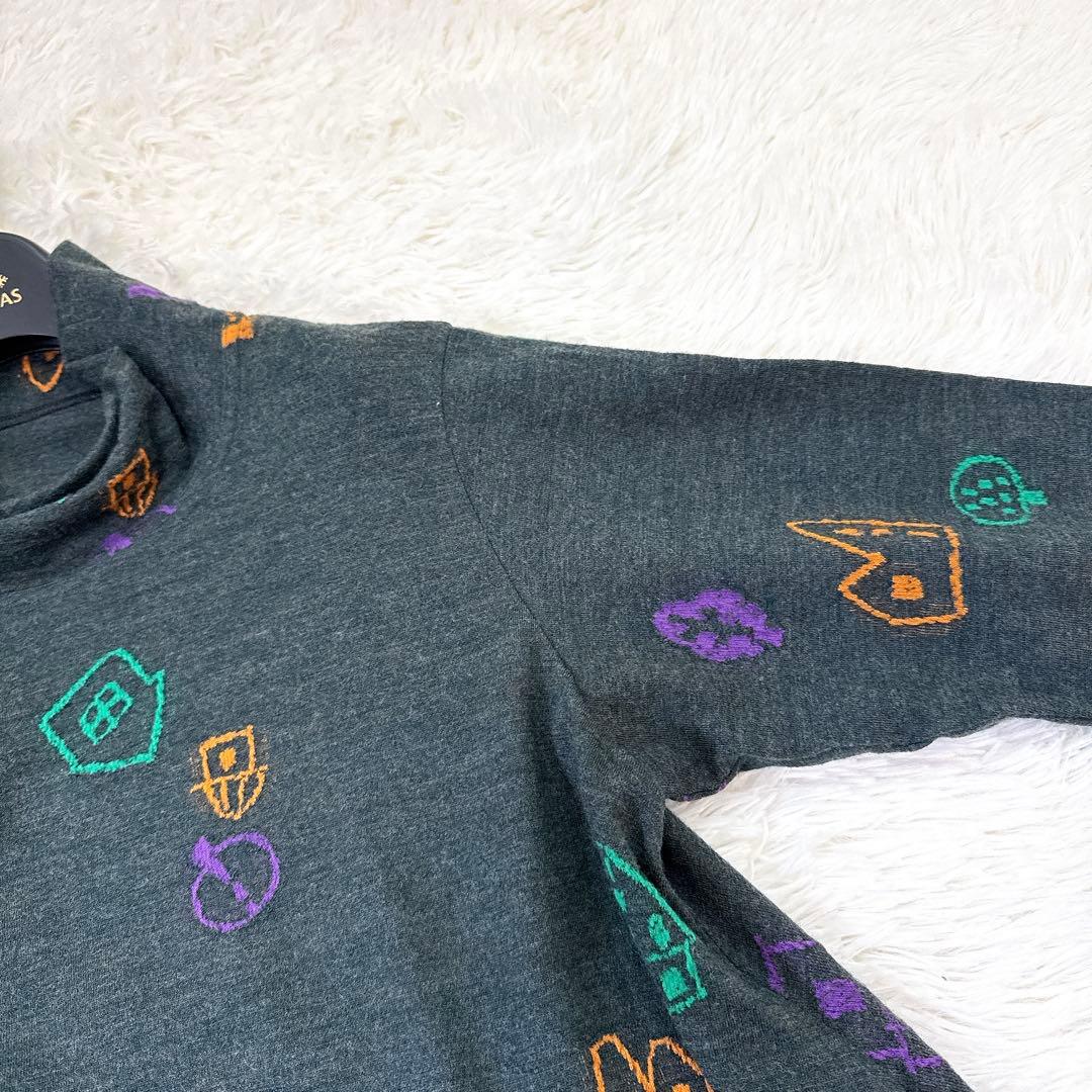 [美品✨2023] 慈雨 センソユニコ　ワンピース　変形　刺繍　ハイネック　40