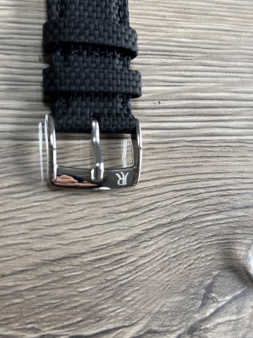 【美品】ジャン・ルソー　ノンレザー　ブラック　ラバーストラップ