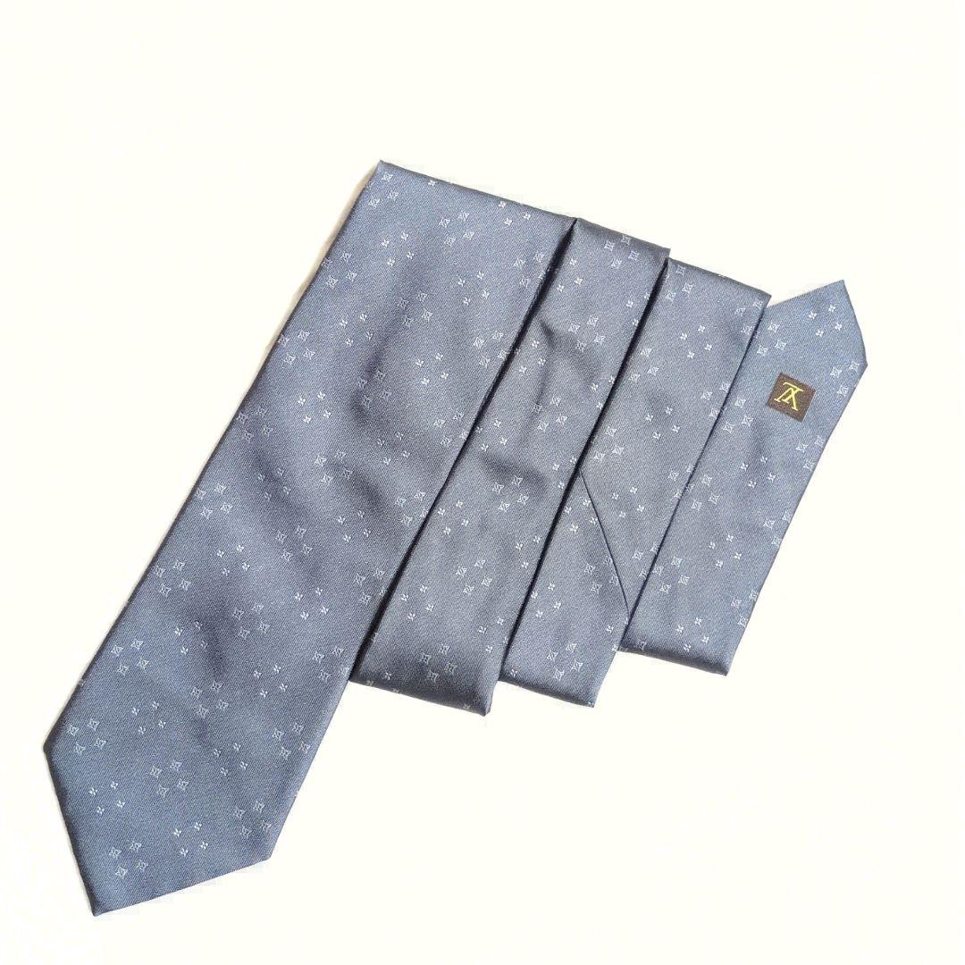 LOUIS VUITTON　ネクタイ　モノグラム　ハイブランド　あんしん鑑定