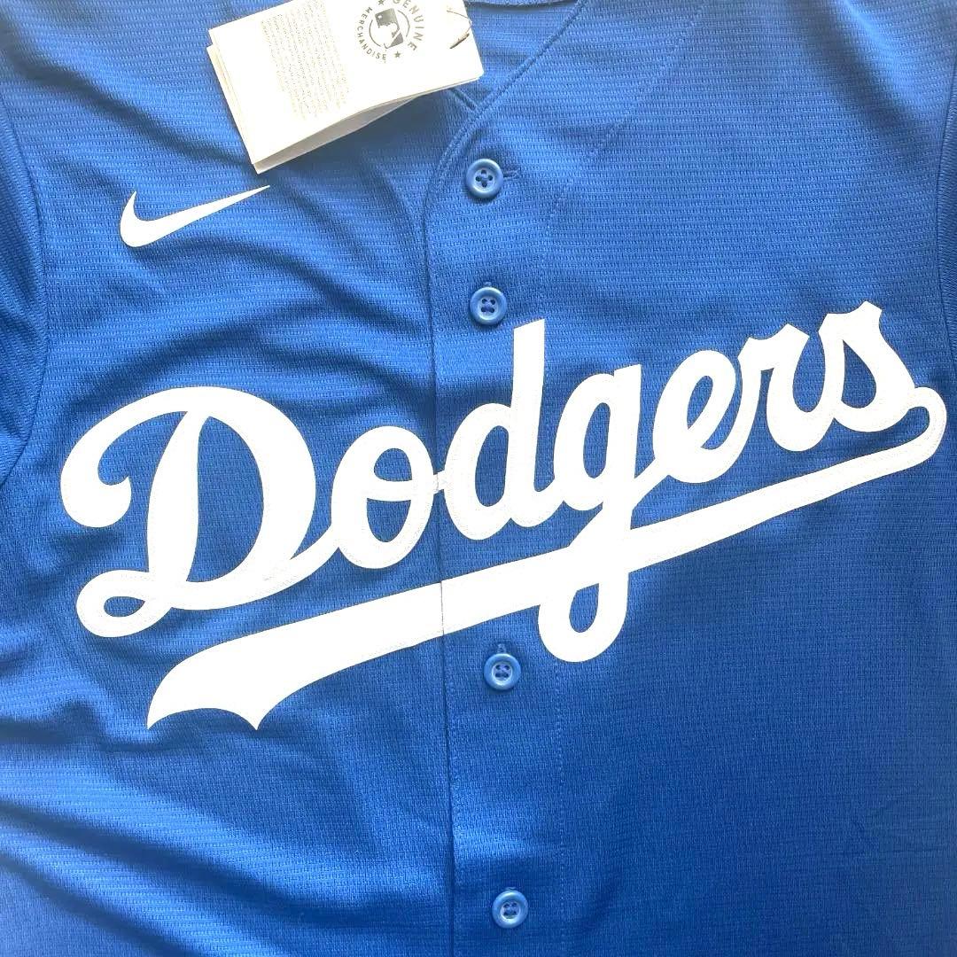 公式ライセンス品 MLB ドジャース 大谷 ユニフォーム 背番号 ブルー S