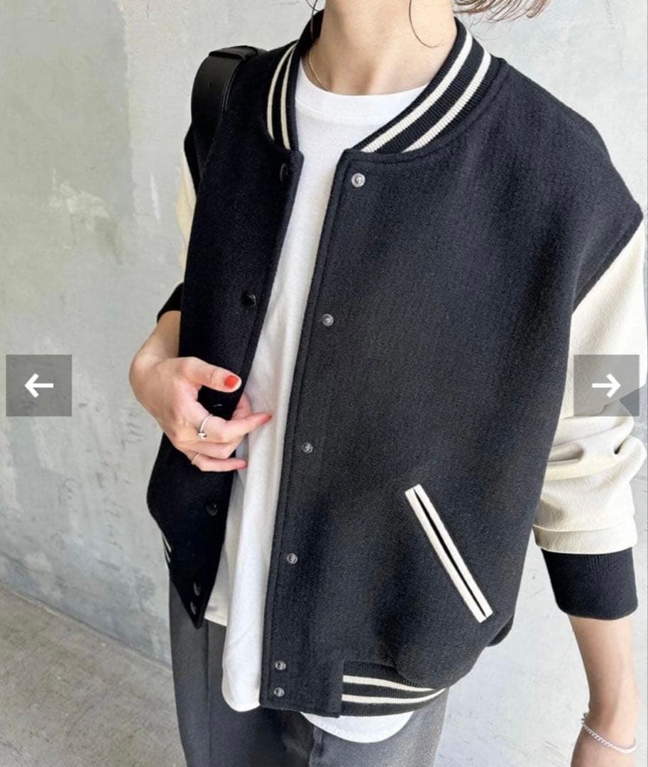 スピックアンドスパン　スタンダード　スタジャン　ブラック　38