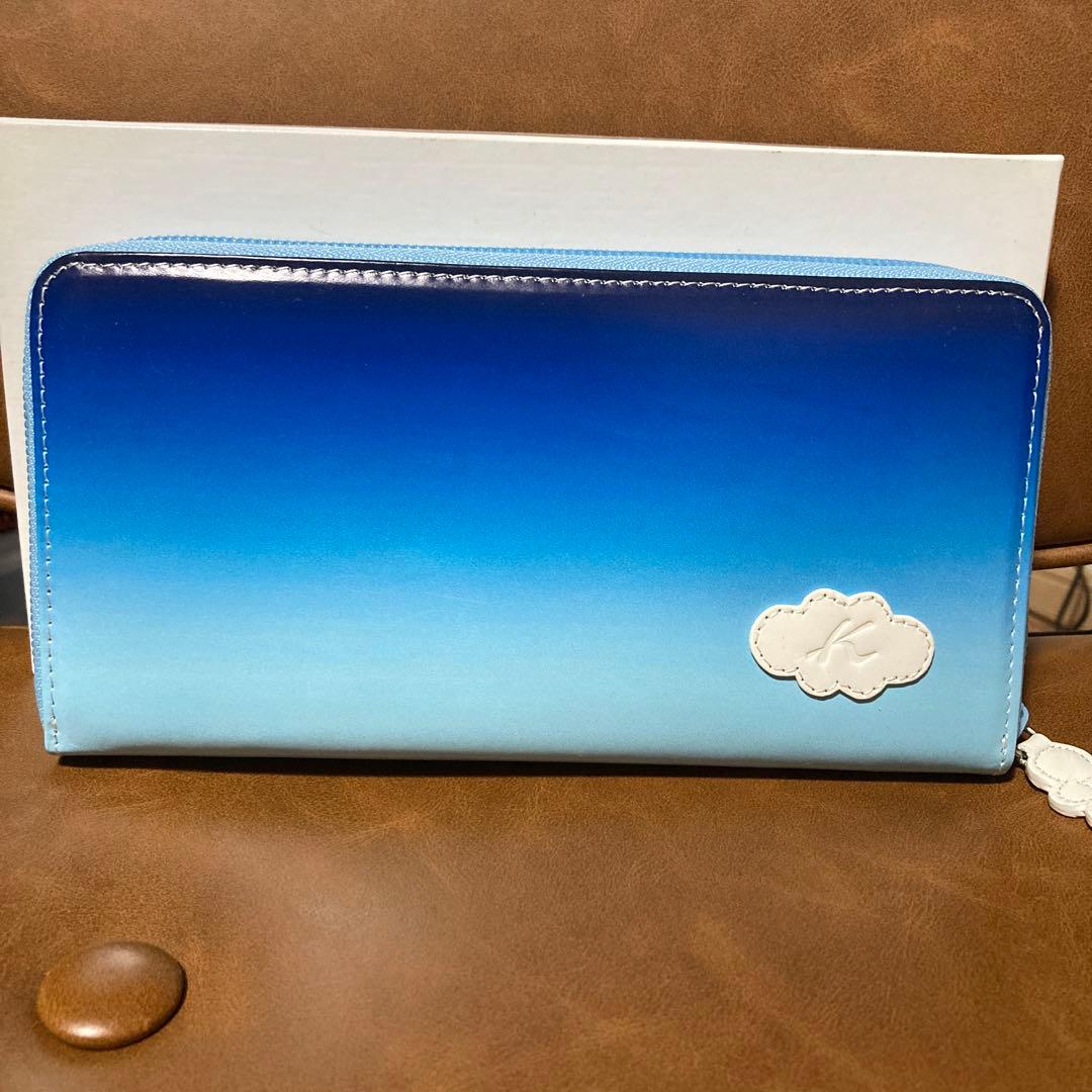【キタムラ×東京ディズニーリゾート】長財布 グラデーションブルー