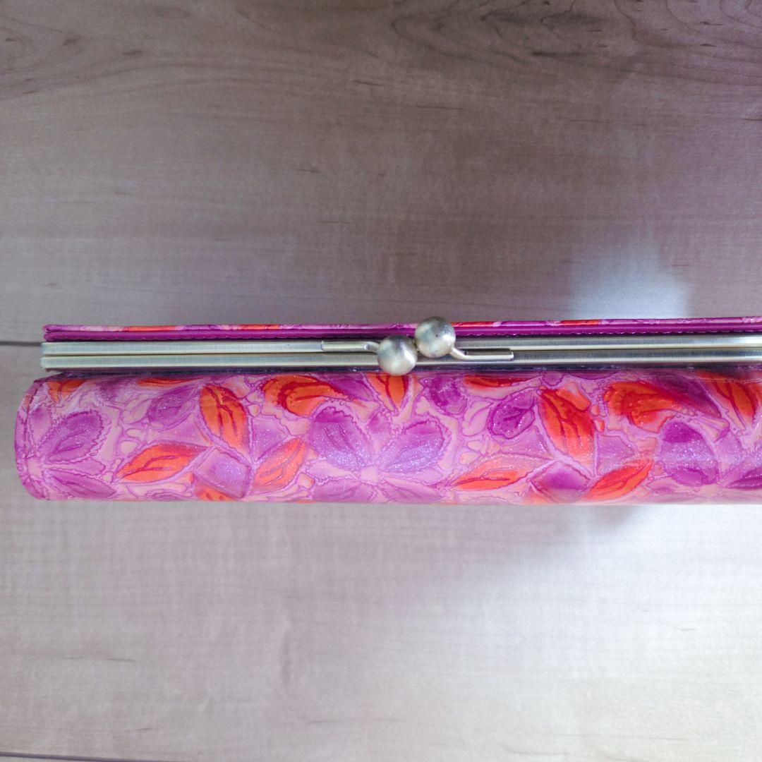 ANNA SUI 花柄 長財布 がま口