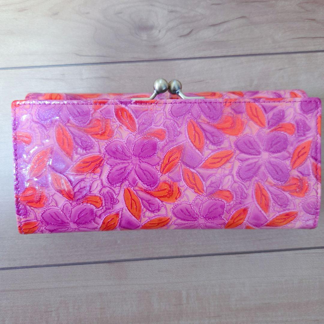 ANNA SUI 花柄 長財布 がま口