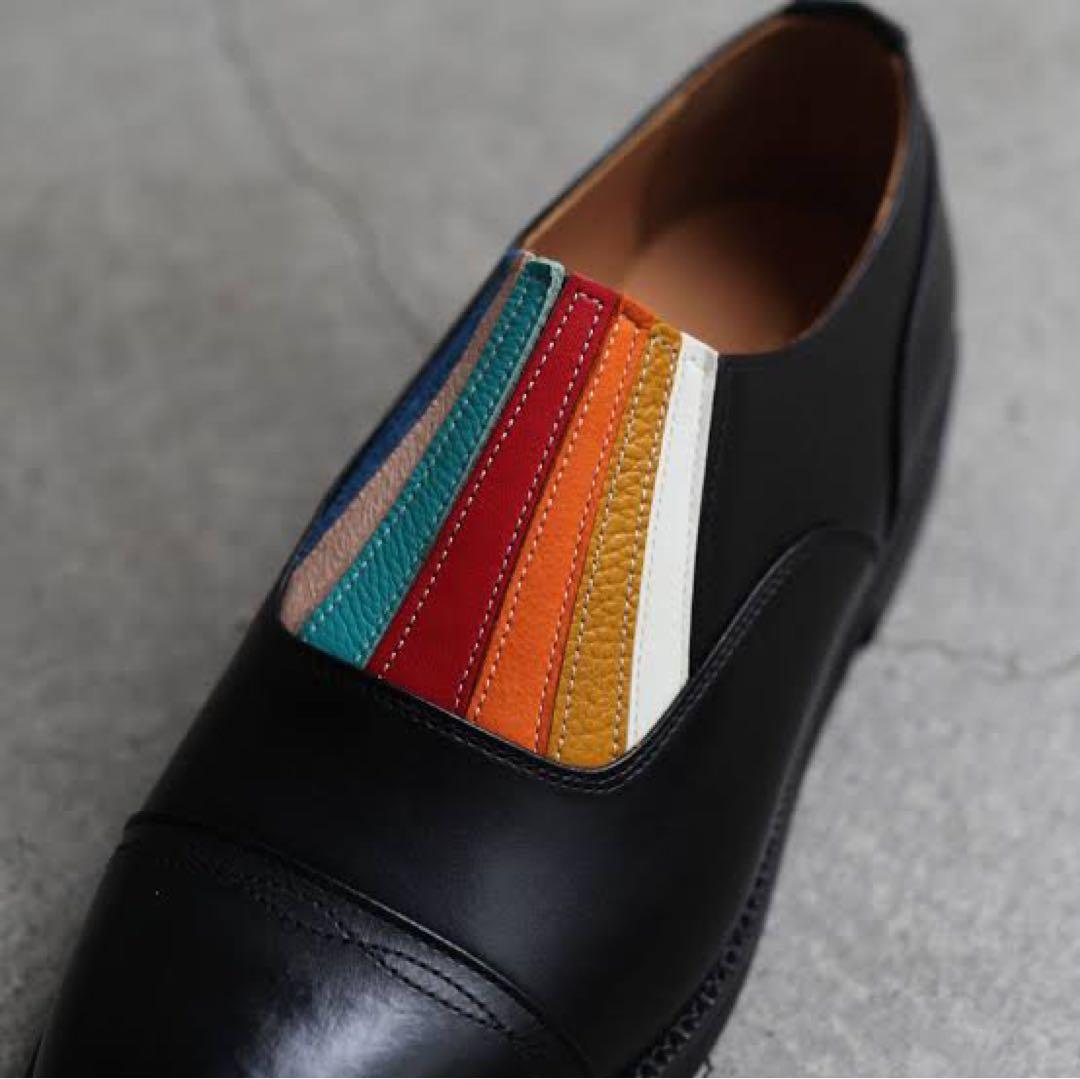 【美品】Hender Schemeエンダースキーマレインボーフロントゴアシューズ