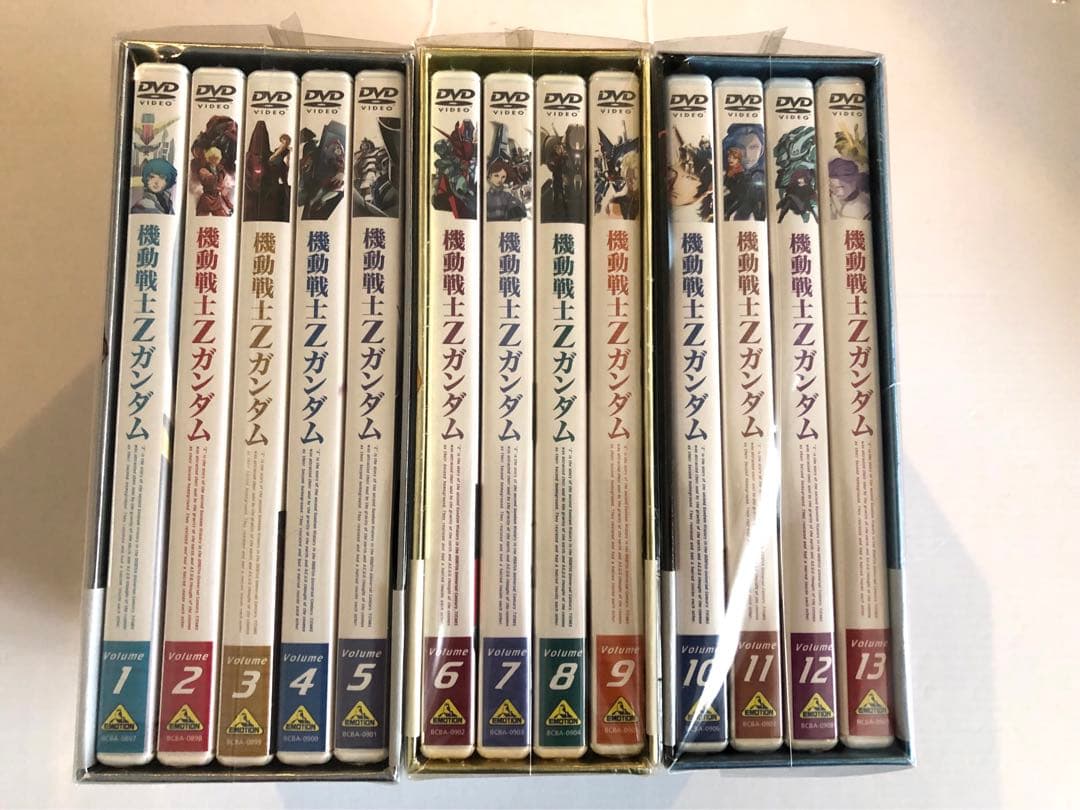 未開封！機動戦士ＺガンダムDVDメモリアルボックス全３巻セット