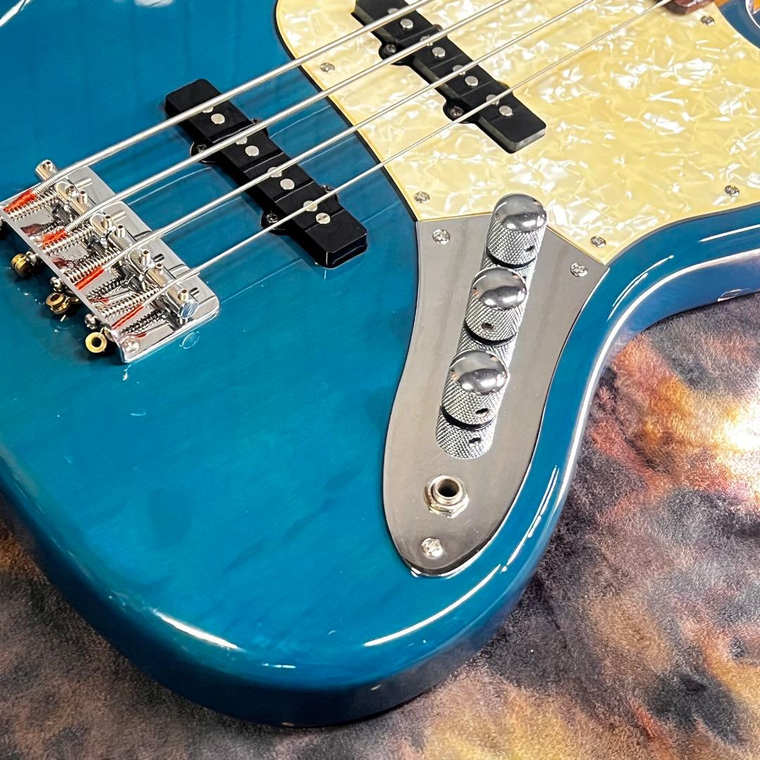 フォトジェニック ジャズベース シースルーブルー 管AC