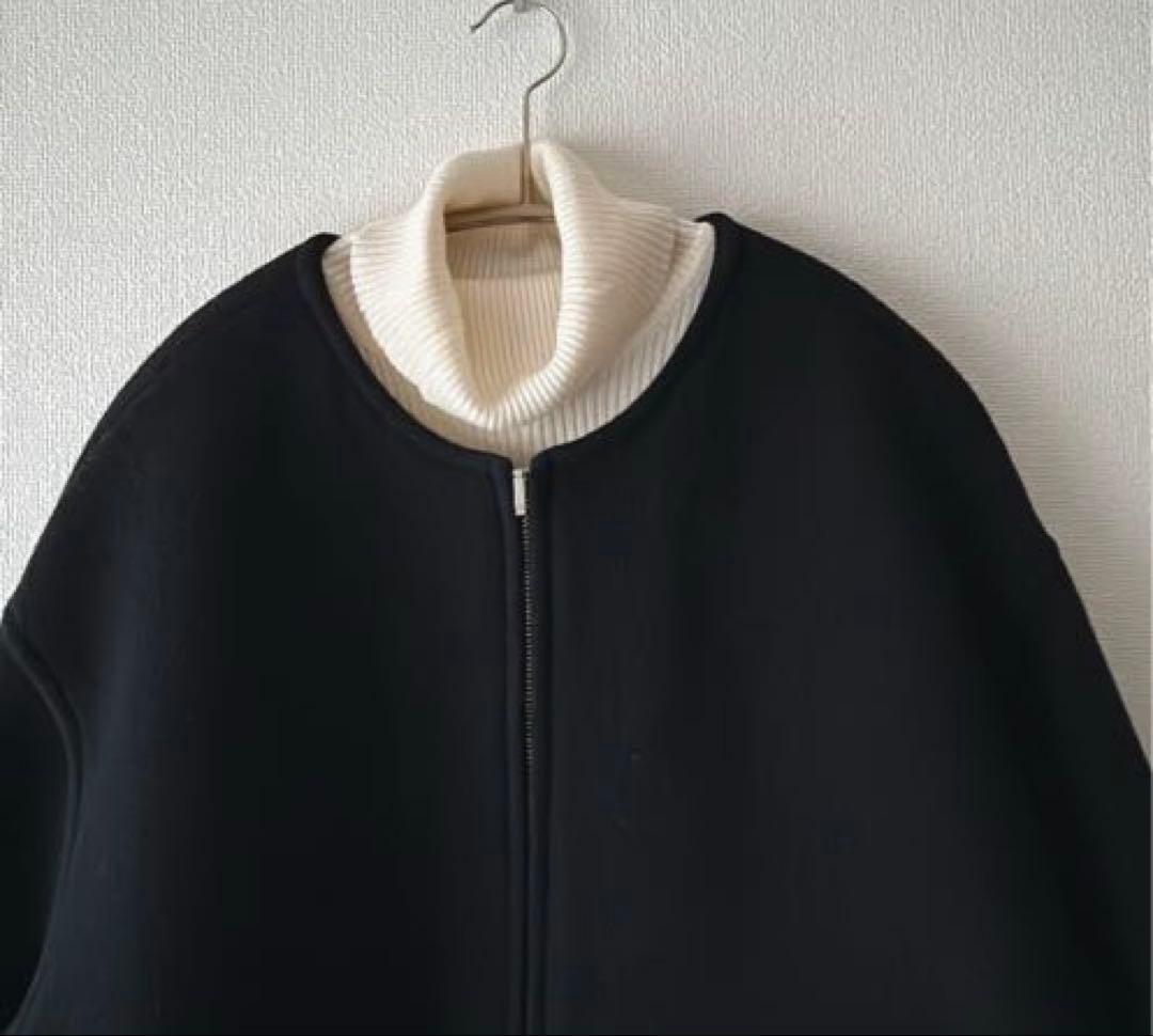 最終SALE★SHIPS Bellandi SUPER130 黒 ショートコート