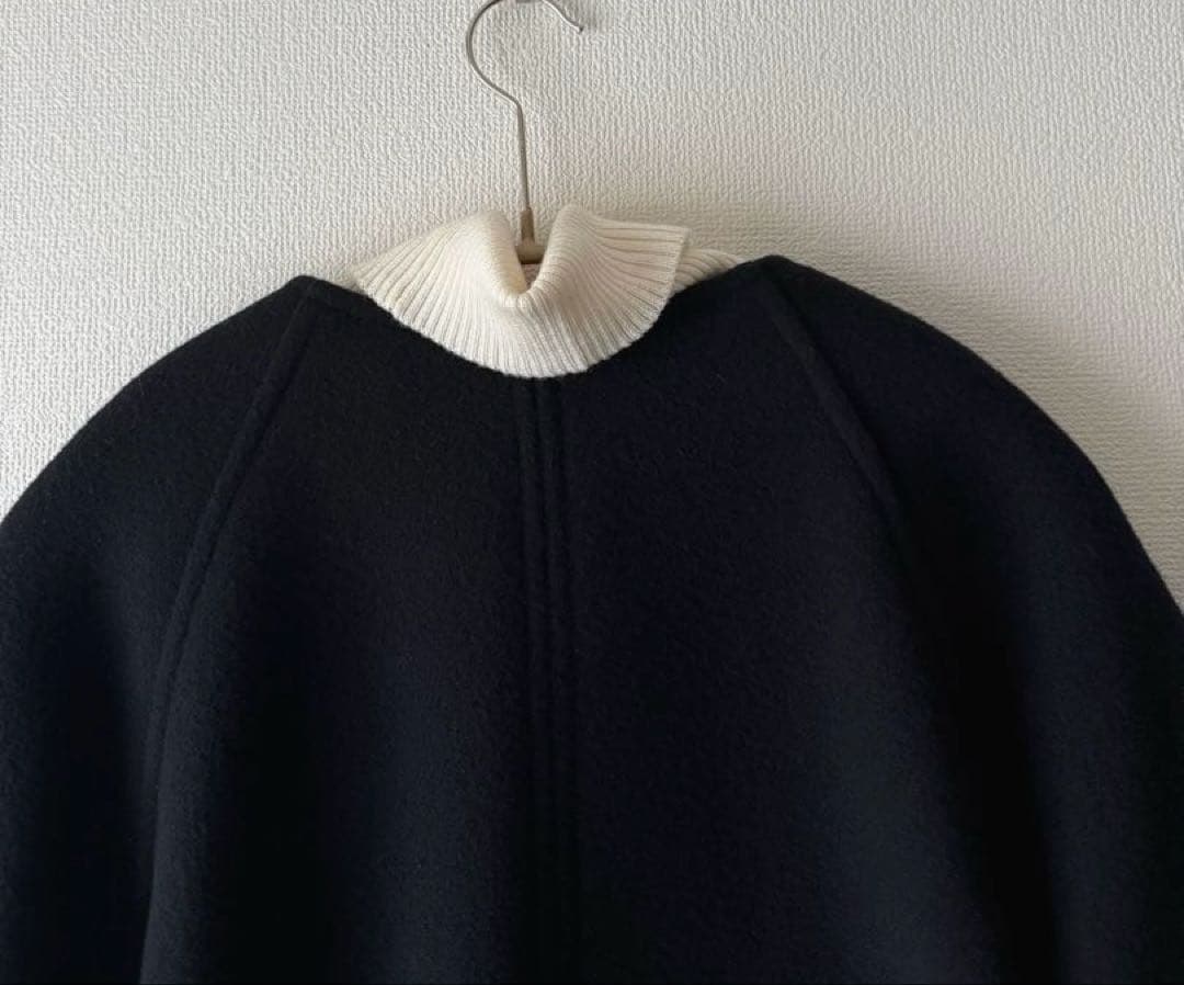 最終SALE★SHIPS Bellandi SUPER130 黒 ショートコート