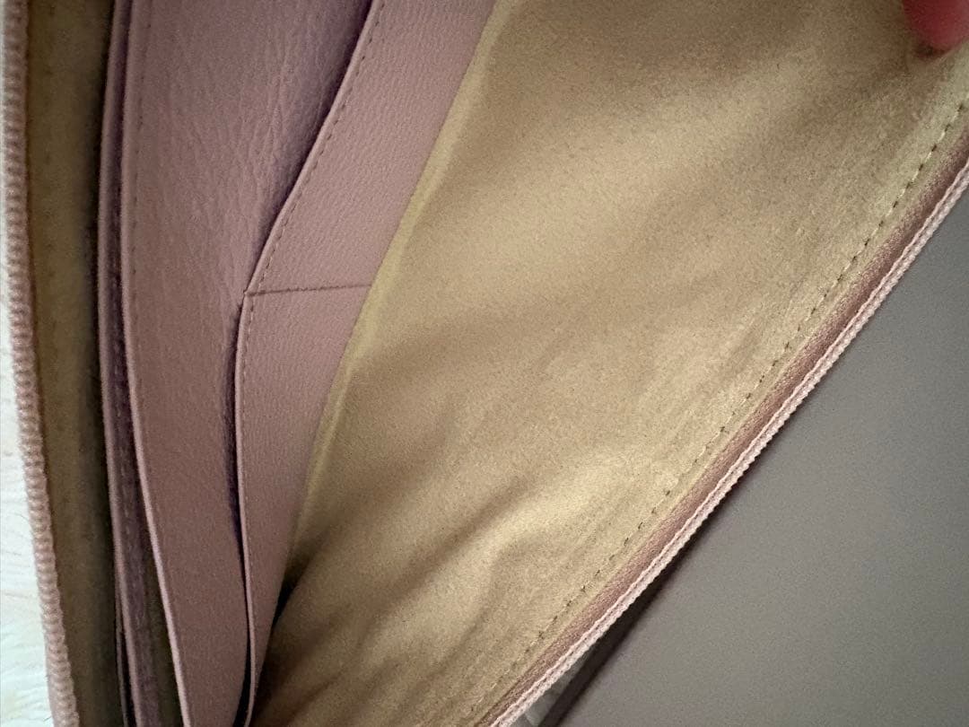 美品♪ATAO 長財布 ピンク パステル　ブロックパーティ　リモ