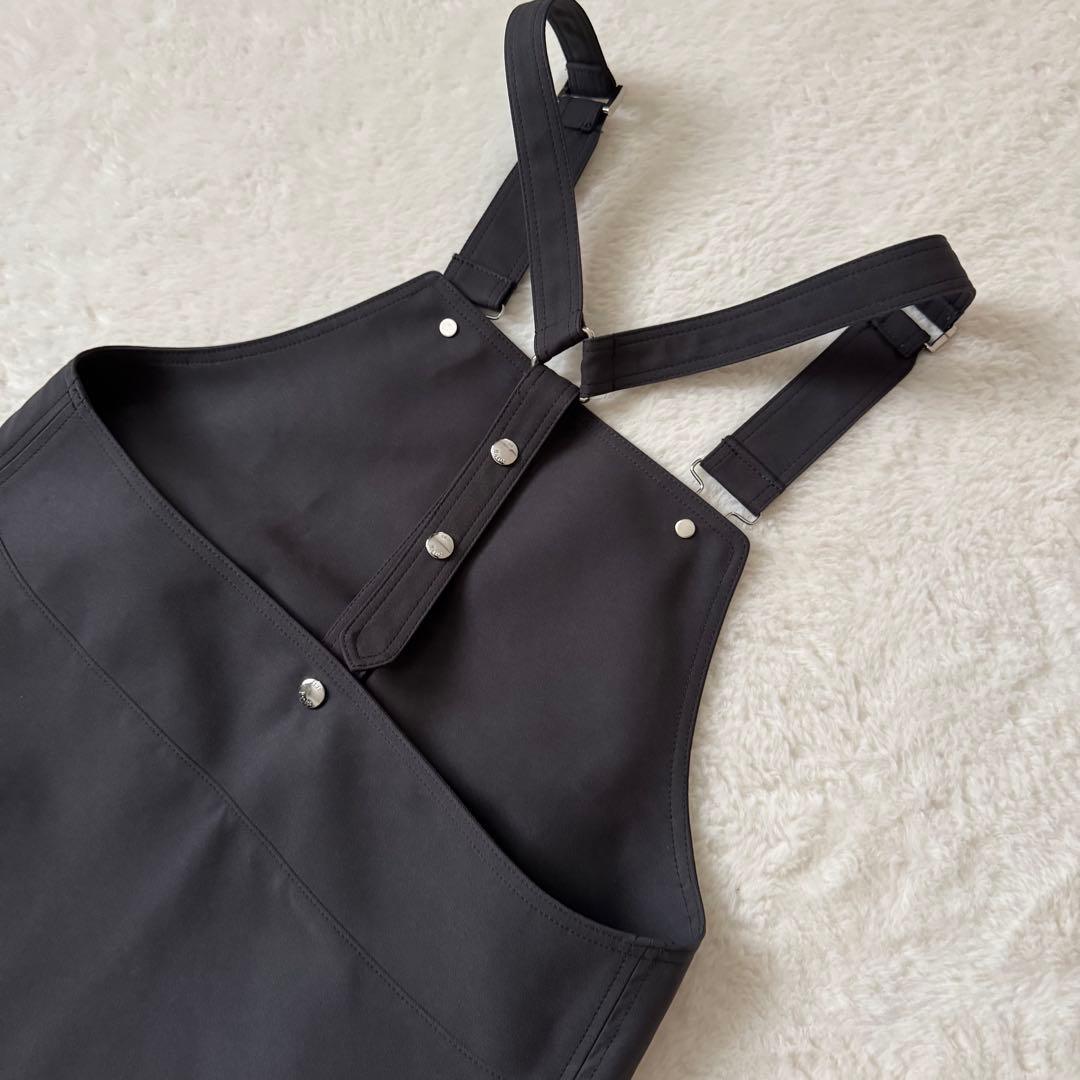 THE RERACS ユナイテッドアローズ別注　エプロンワンピース　ダークグレー