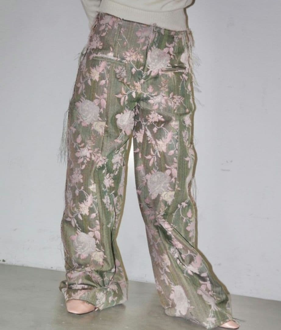 パンツ igi INSIDE OUT JACQUARD PANTS