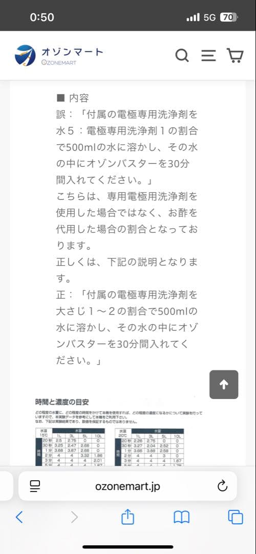 OZON BUSTER OZBR100 オゾンバスター