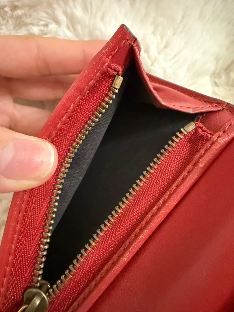 Gucci チェリー装飾 二つ折り財布