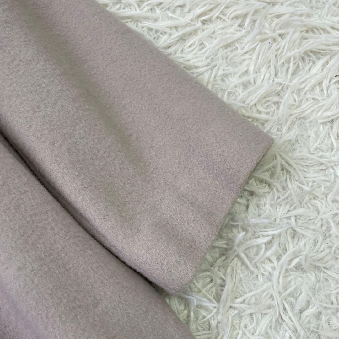 Syiblla ウールコート ピンクベージュ M オフィス キレイめ 上品