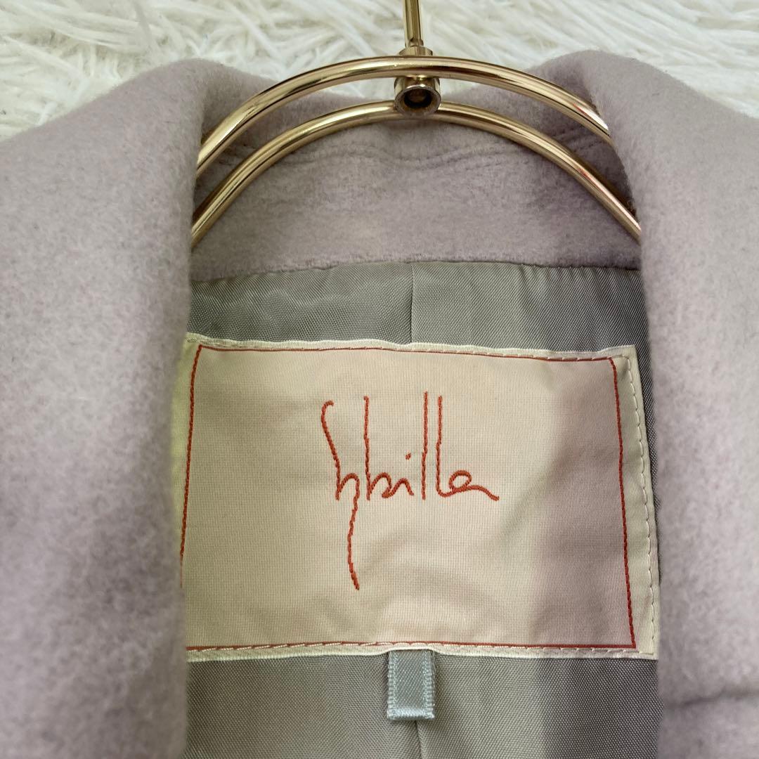 Syiblla ウールコート ピンクベージュ M オフィス キレイめ 上品