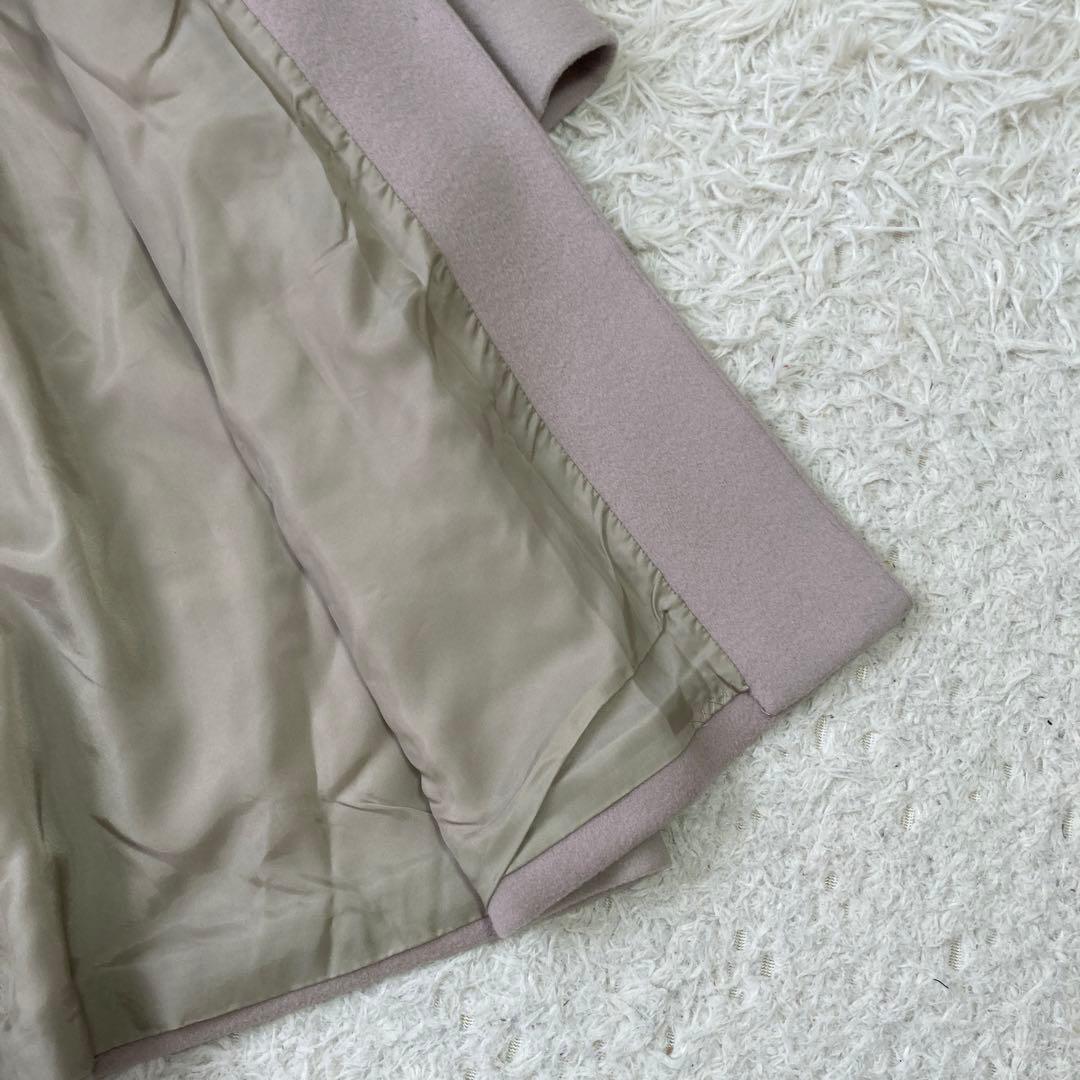 Syiblla ウールコート ピンクベージュ M オフィス キレイめ 上品