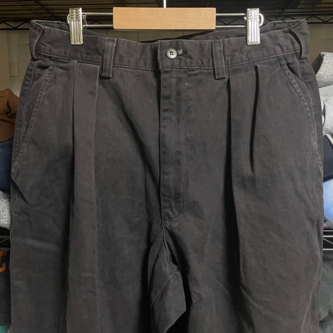 希少90s’USA製ポロチノ Polo by Ralph Lauren黒 W32