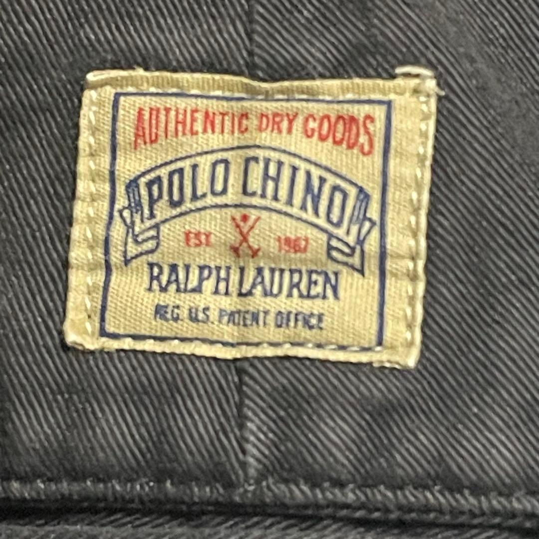 希少90s’USA製ポロチノ Polo by Ralph Lauren黒 W32