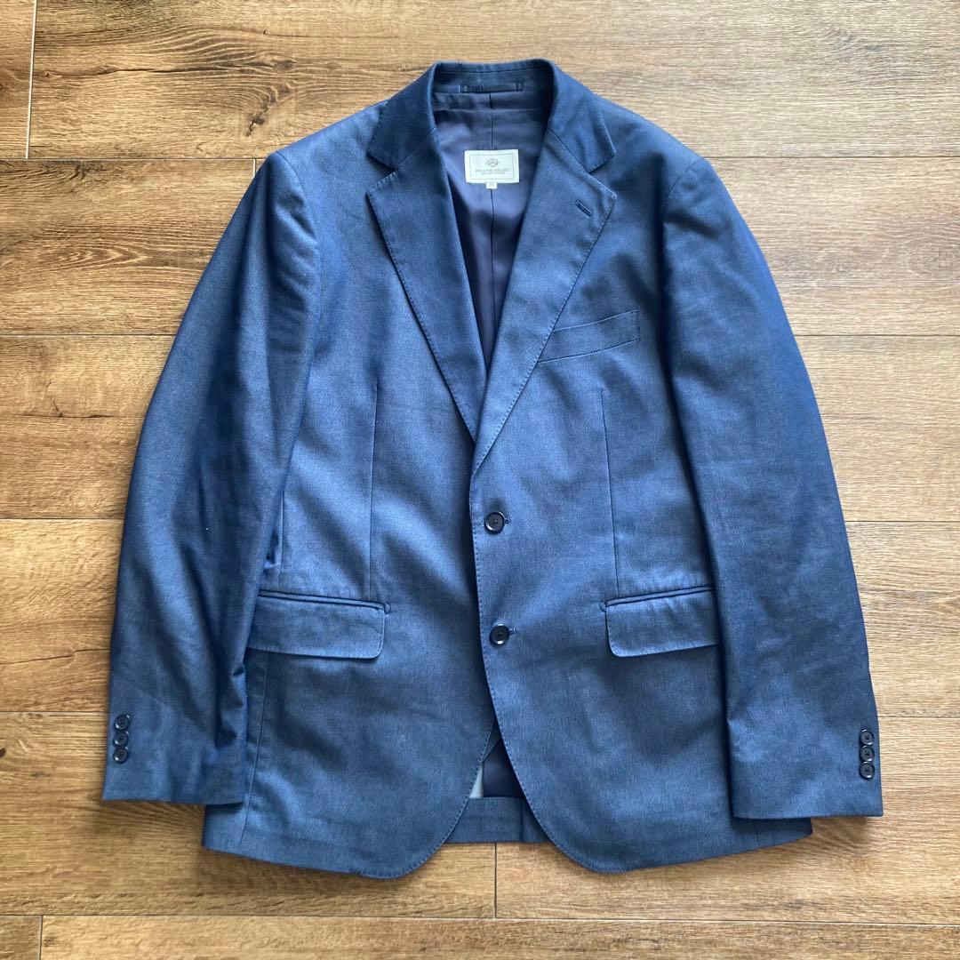 美品 ビームスハート ストレッチデニム3ピース セットアップスーツ L/XL