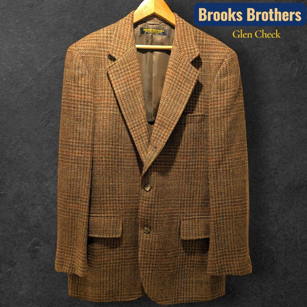 ブルックスブラザーズ テーラードジャケット グレンチェック柄 L