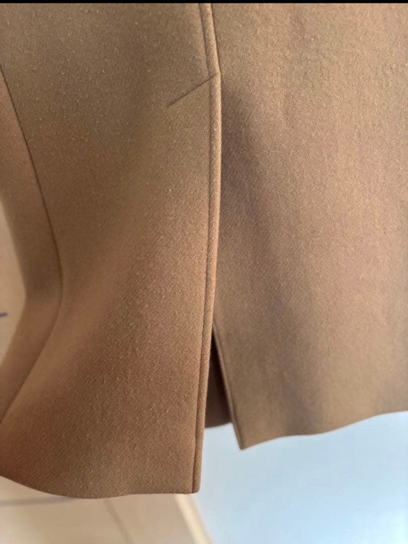 PUBLIC TOKYO ダブルブレスト チェスターコート S140メルトン