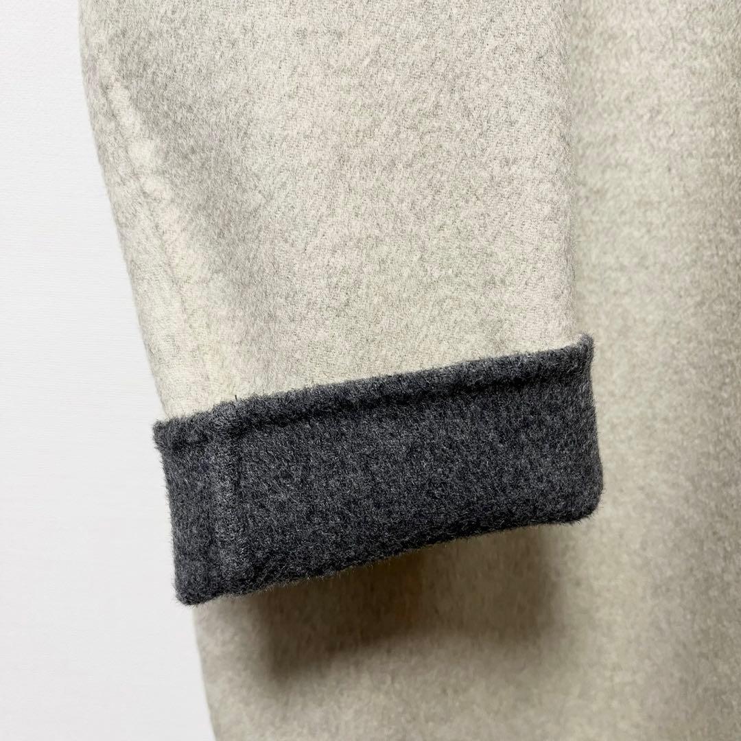 ENFOLD エンフォルド ウールリバー ノーカラーコート 38