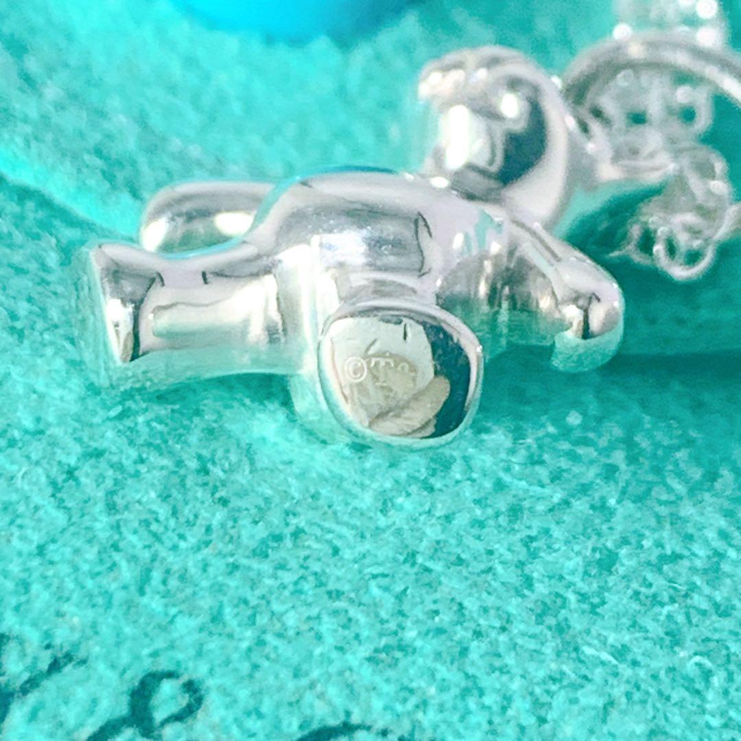 美品 ティファニー テディベア ネックレス チェーン社外品 シルバー925