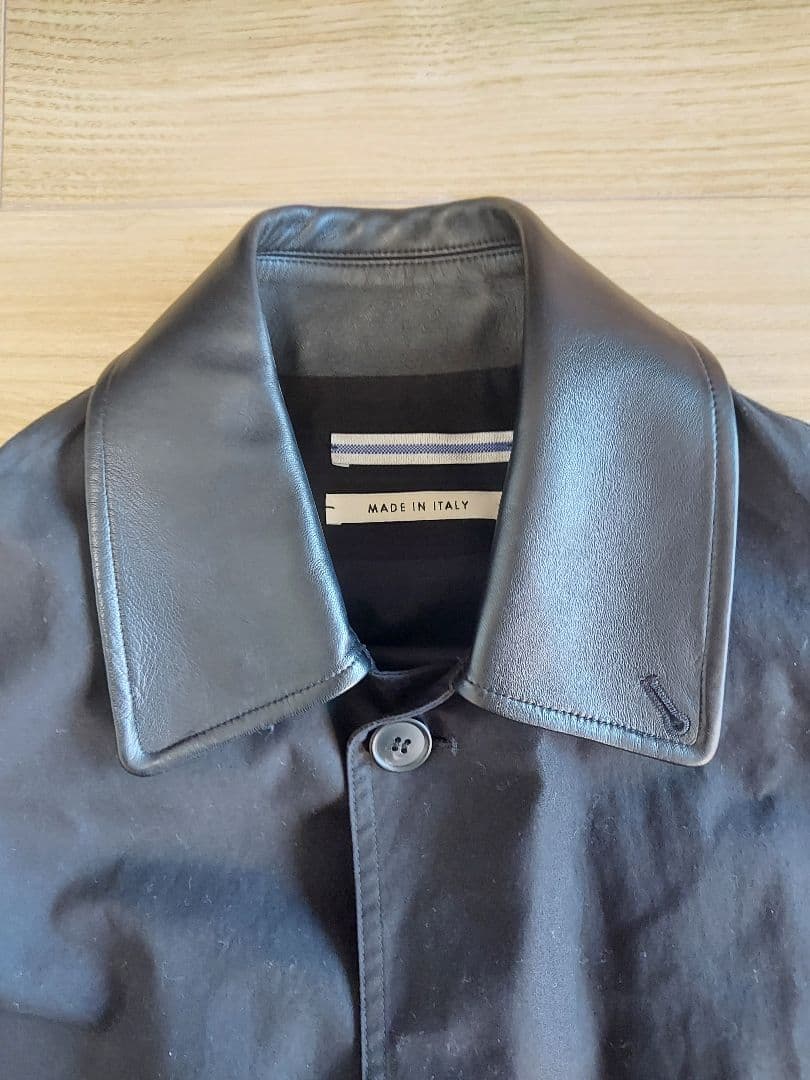 ジャケット・アウター OVERSIZED BLOUSON WITH LEATHER PATCH xs