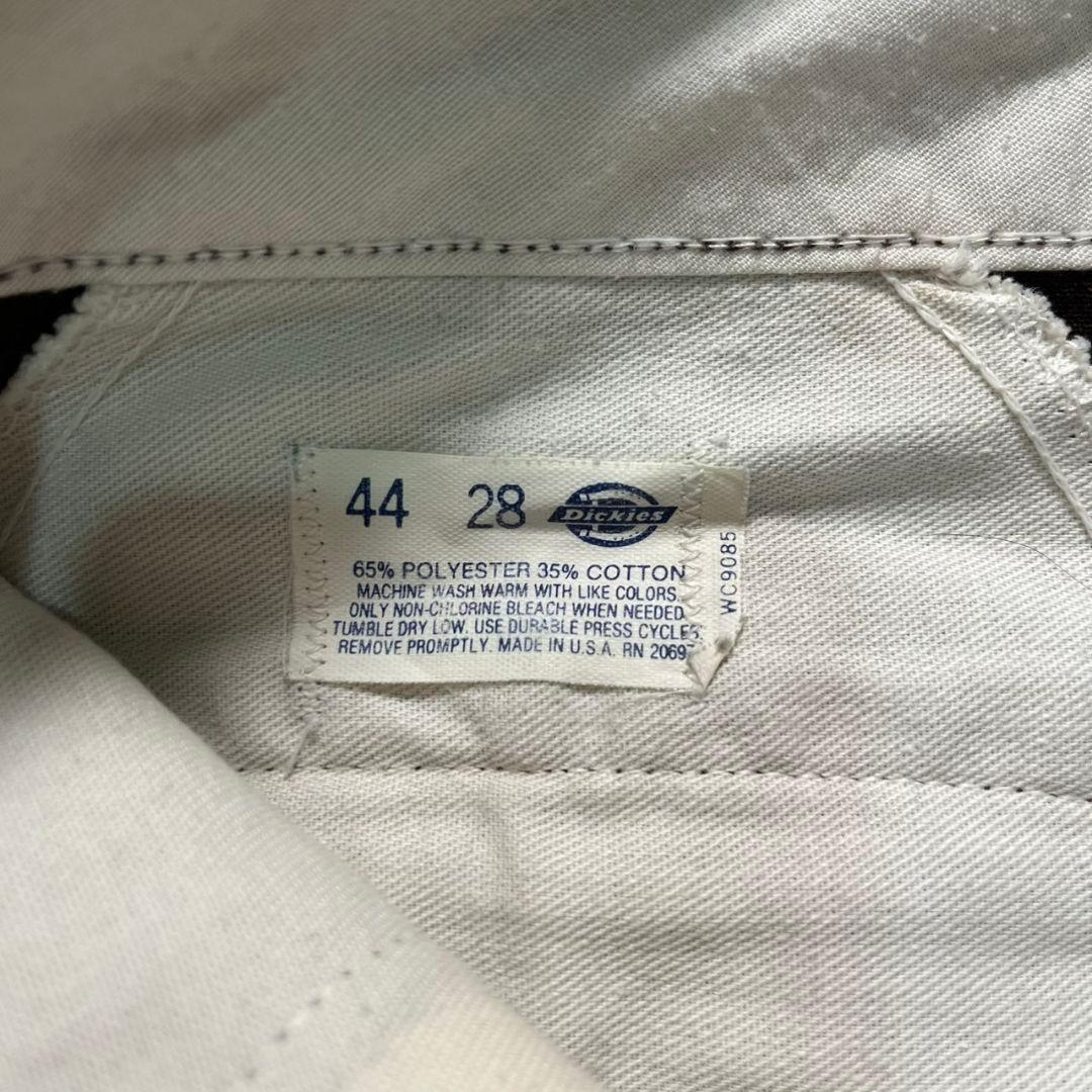 80s USA製 チビタグ Dickies ワークパンツ 874ブラウン W44