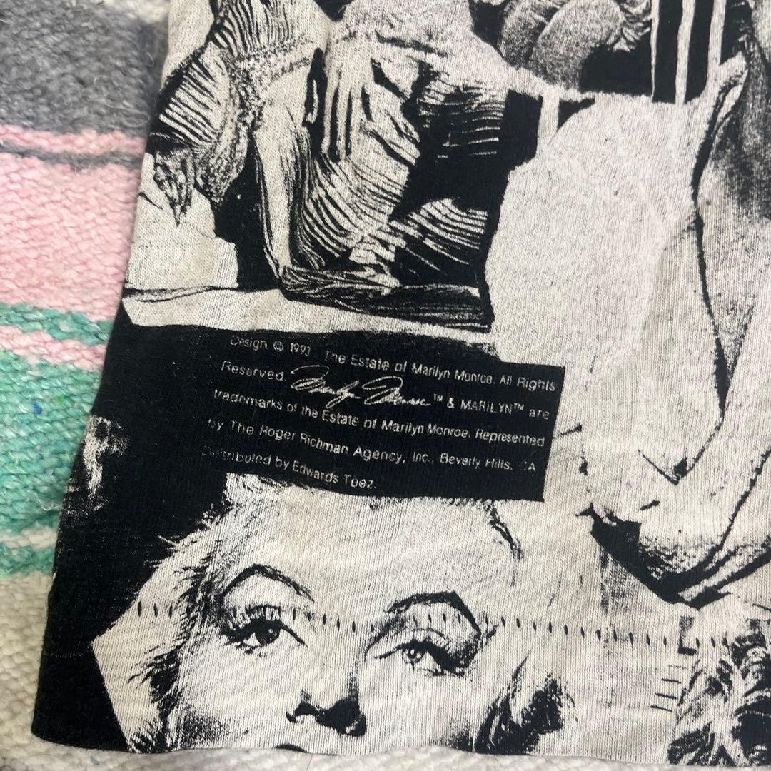 マリリンモンロー　tシャツ 総柄　90s ヴィンテージ