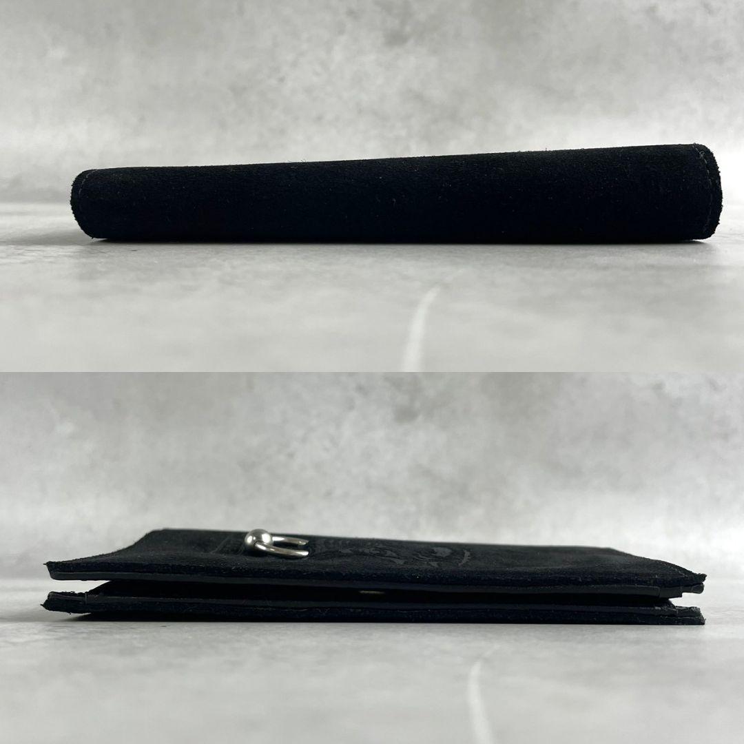 ジャンポールゴルチエ 財布 オックス スエード ブラック 箱付 希少デザイン