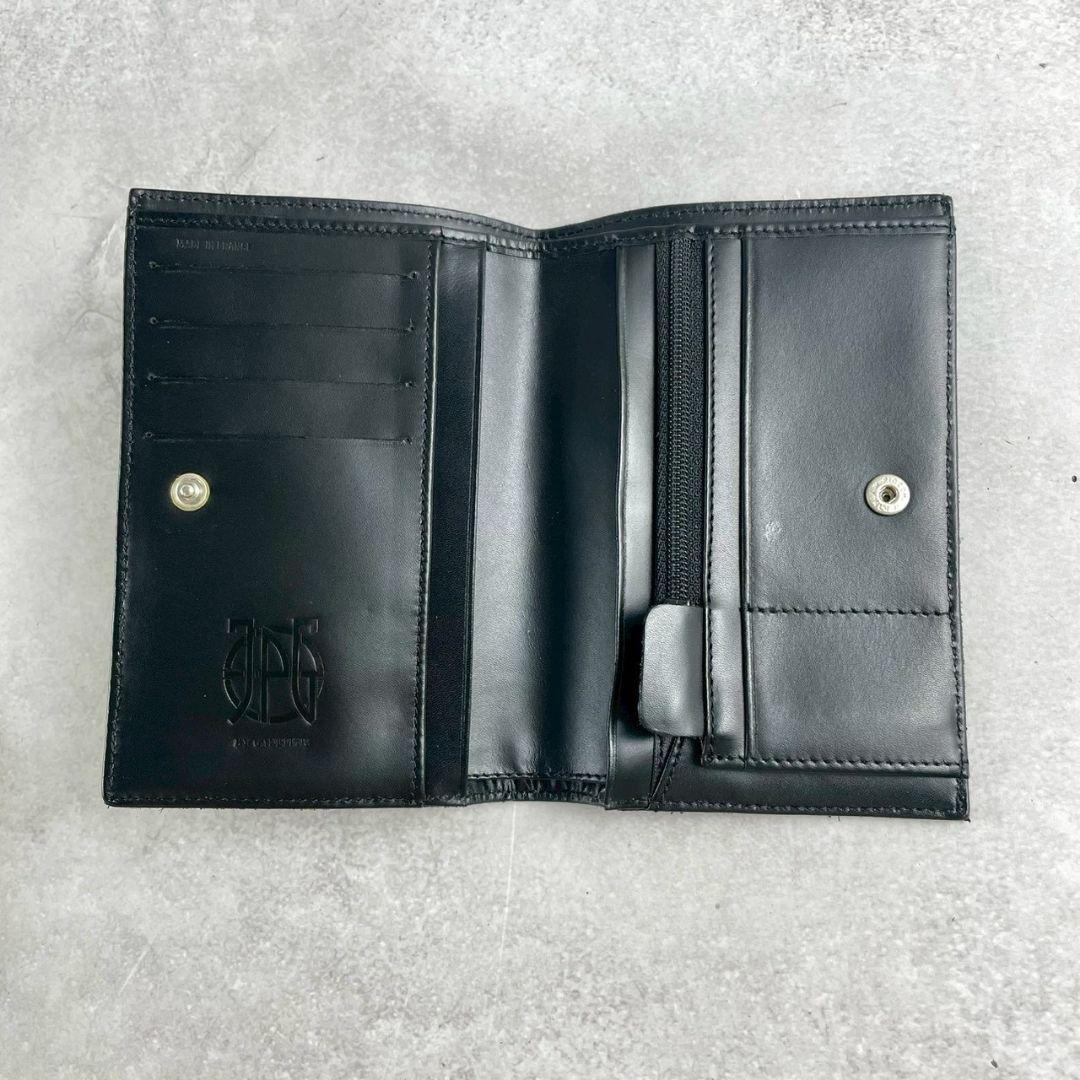 ジャンポールゴルチエ 財布 オックス スエード ブラック 箱付 希少デザイン