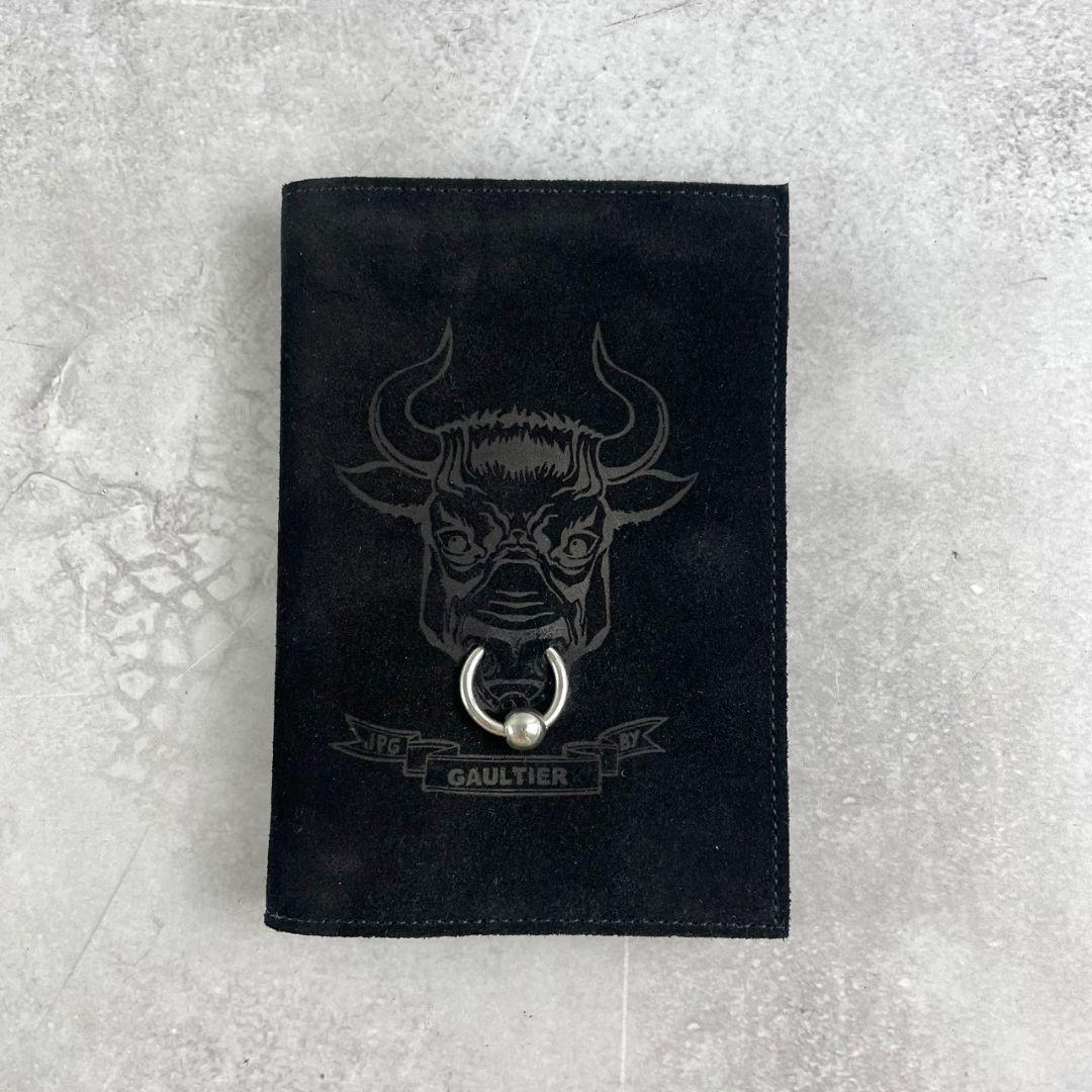 ジャンポールゴルチエ 財布 オックス スエード ブラック 箱付 希少デザイン