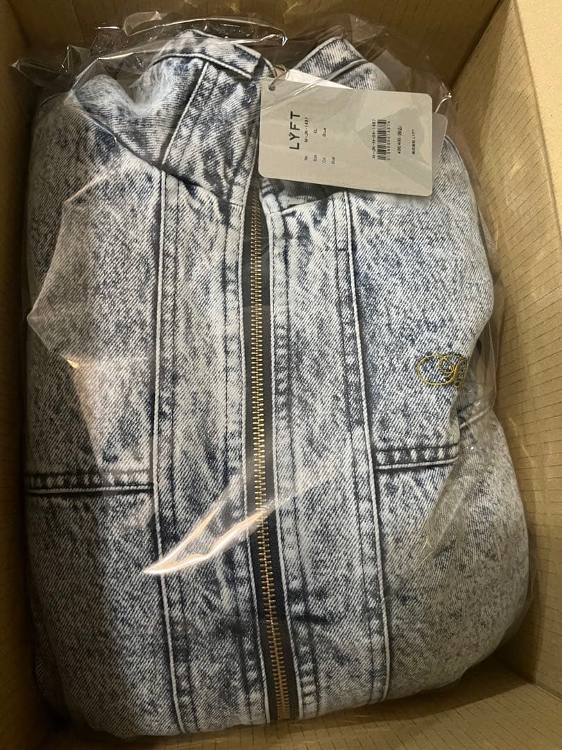 XL！LYFT × GOLD'S GYM オーバーサイズデニムジャケット