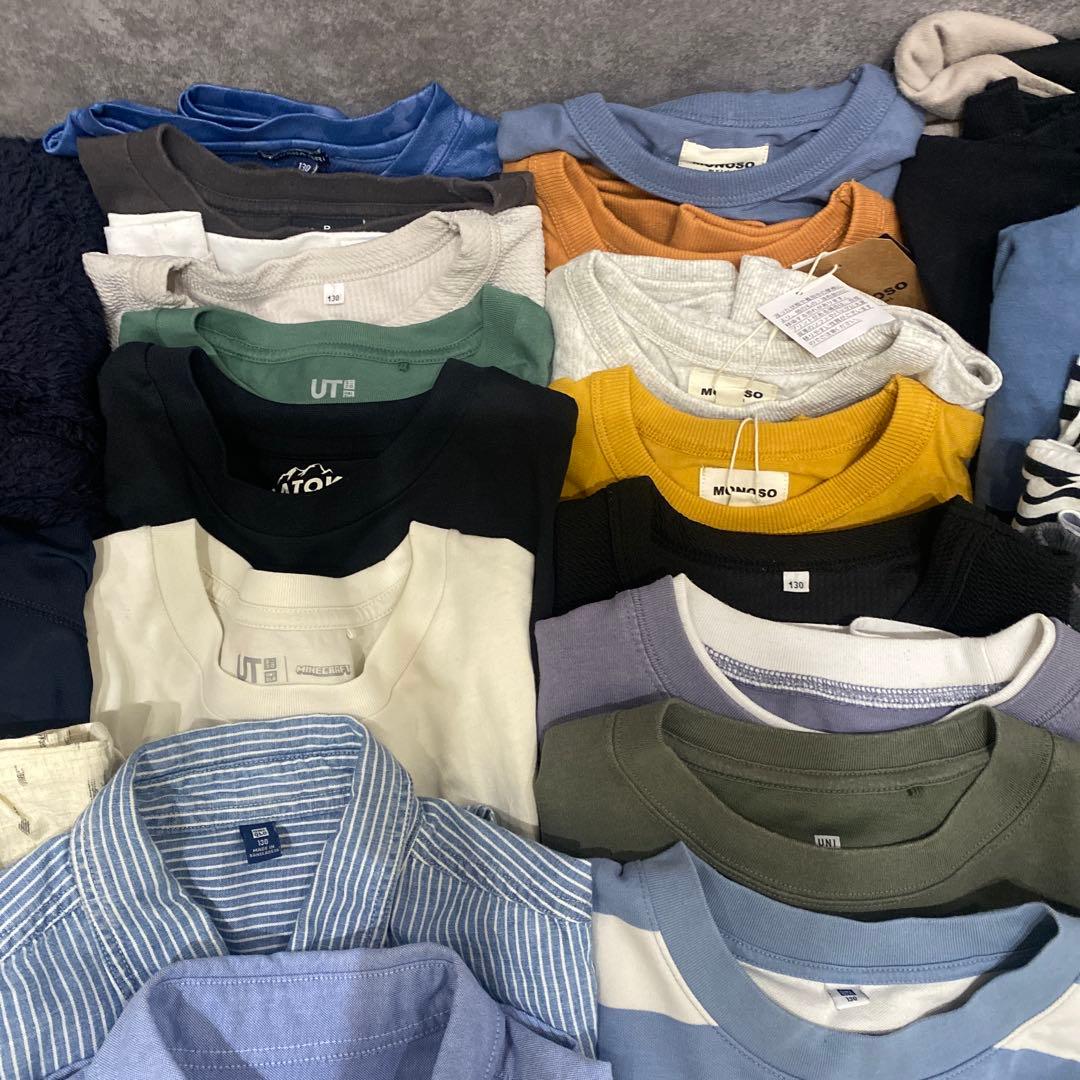 たお！【まとめ売り:130&120】キッズ服 男の子 38+36点セット！