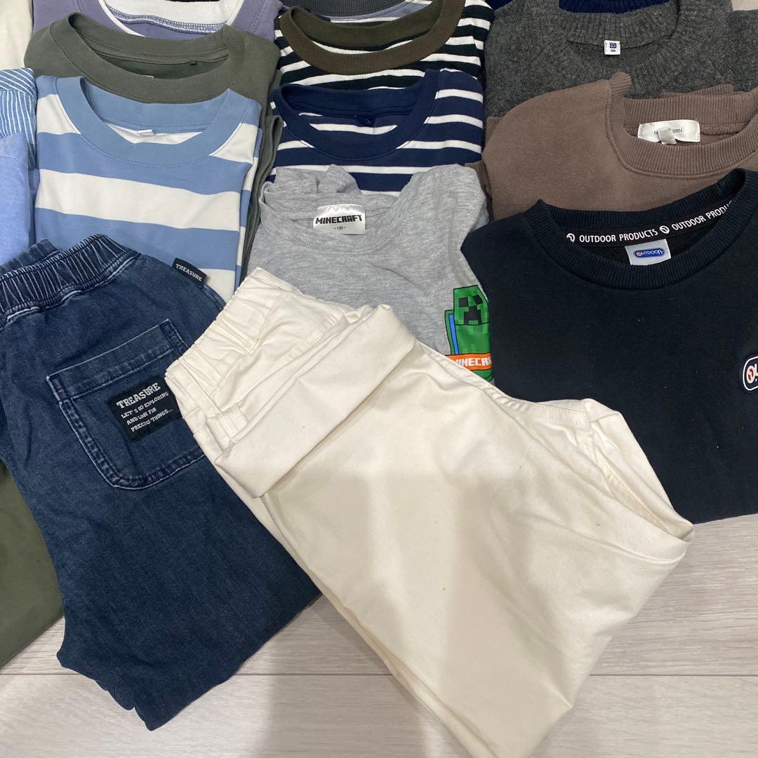 たお！【まとめ売り:130&120】キッズ服 男の子 38+36点セット！