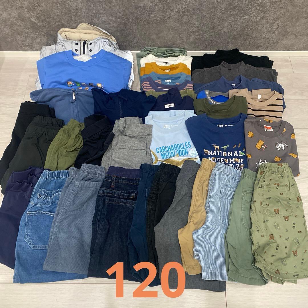 たお！【まとめ売り:130&120】キッズ服 男の子 38+36点セット！