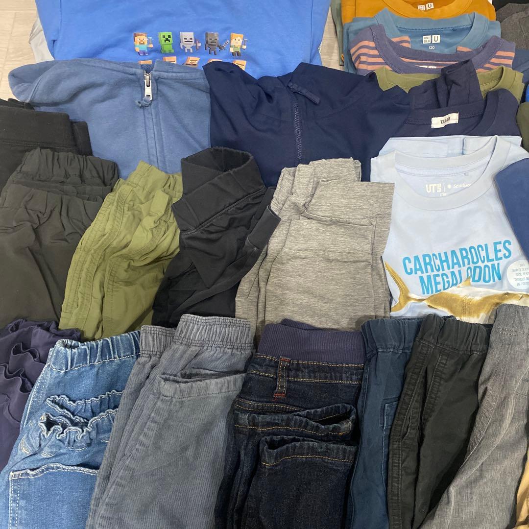 たお！【まとめ売り:130&120】キッズ服 男の子 38+36点セット！