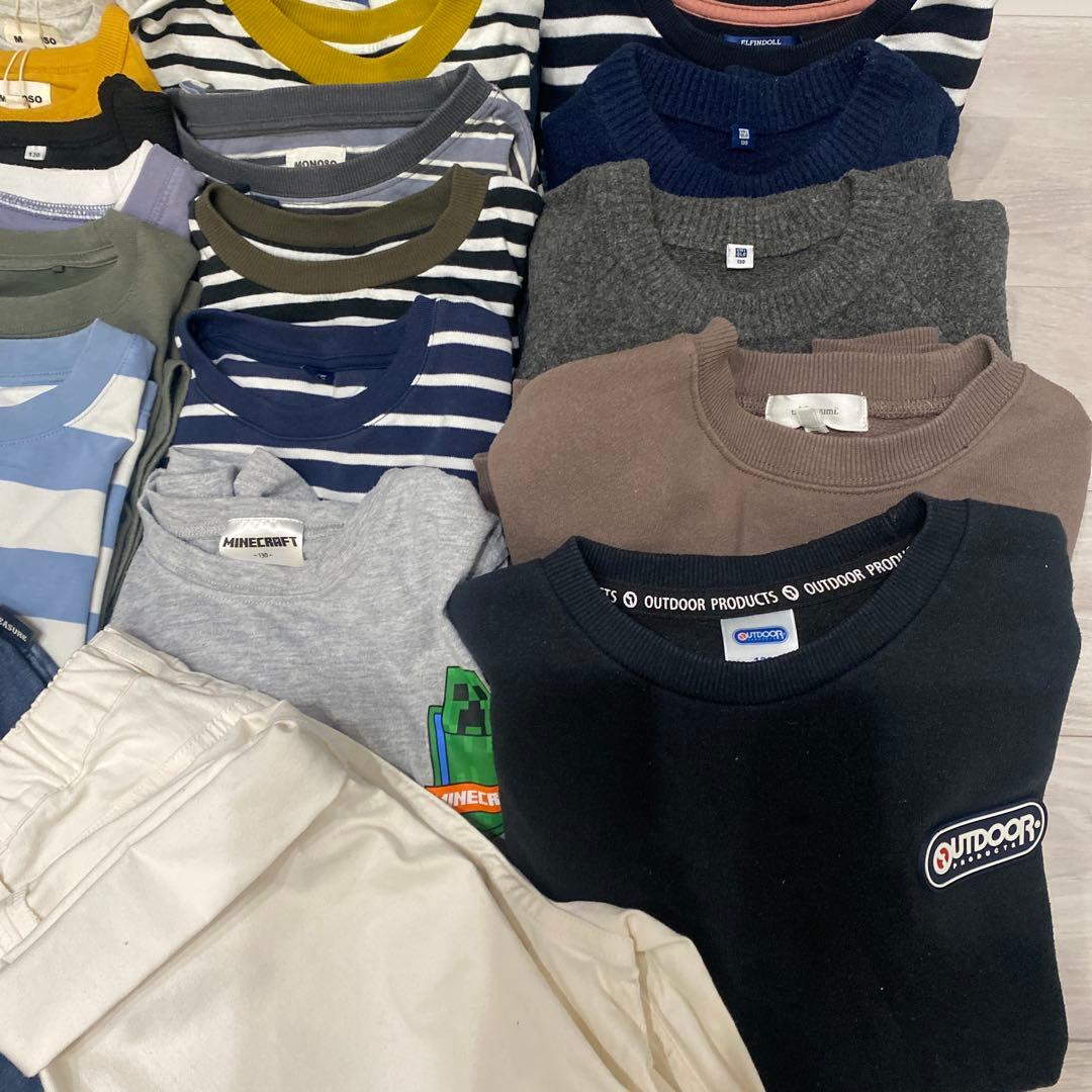 たお！【まとめ売り:130&120】キッズ服 男の子 38+36点セット！