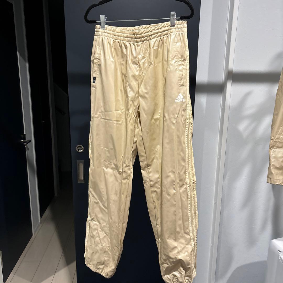 adidas ベージュ ジャケット サウナスーツ