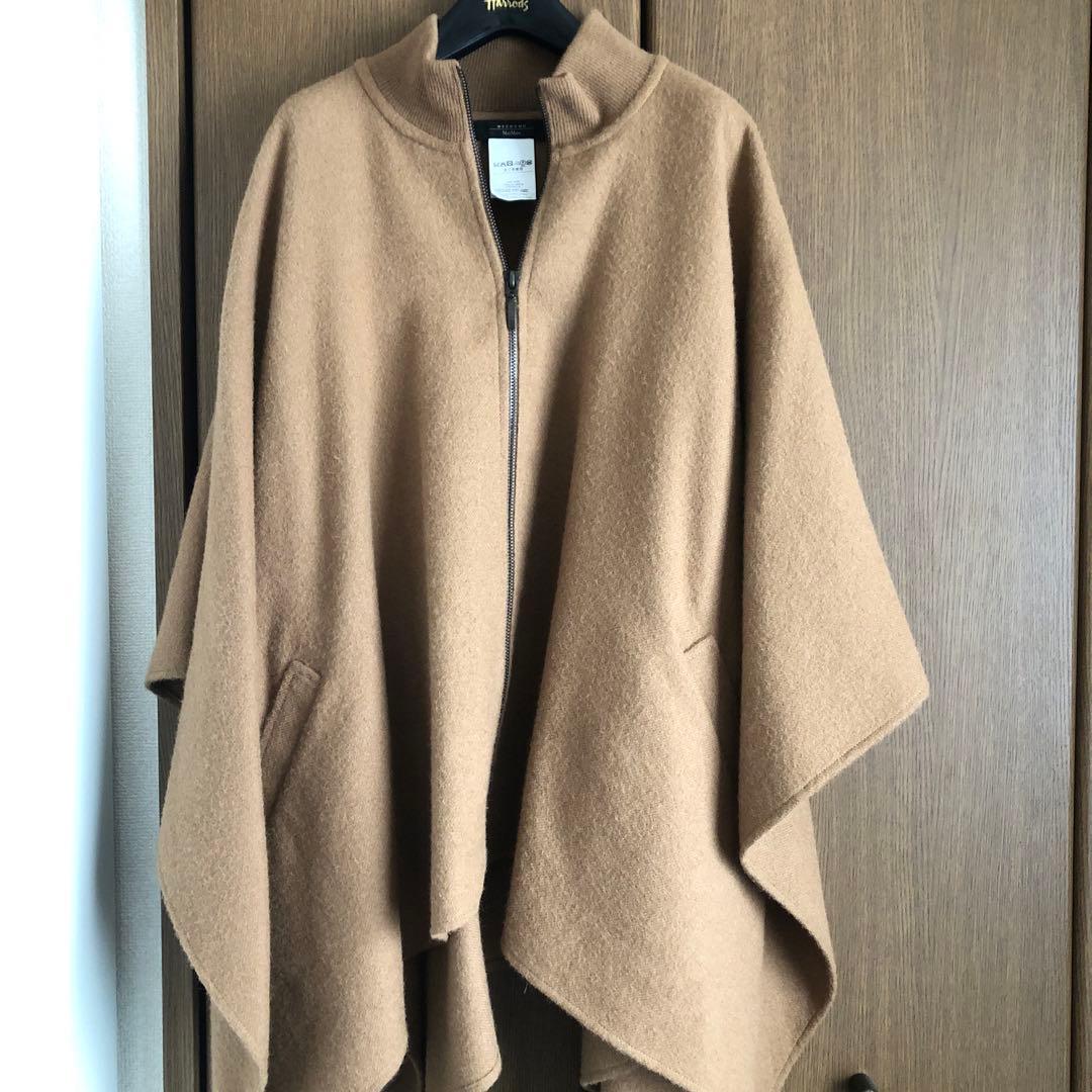 マックスマーラウィークエンド　ケープ　ポンチョコート　キャメルカラー