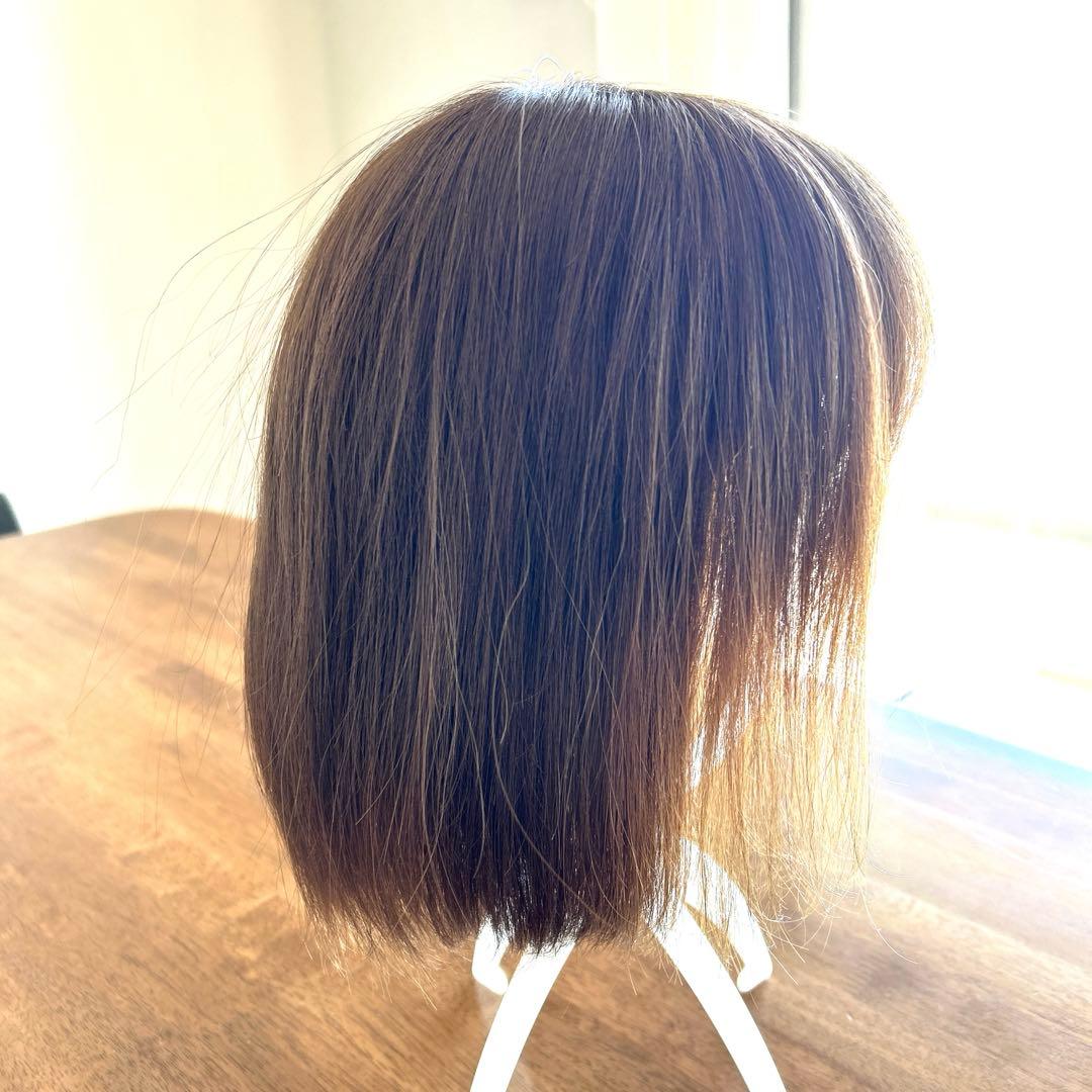 百合子 3Dウィッグ　Sサイズ　カット済み　アッシュブラウン