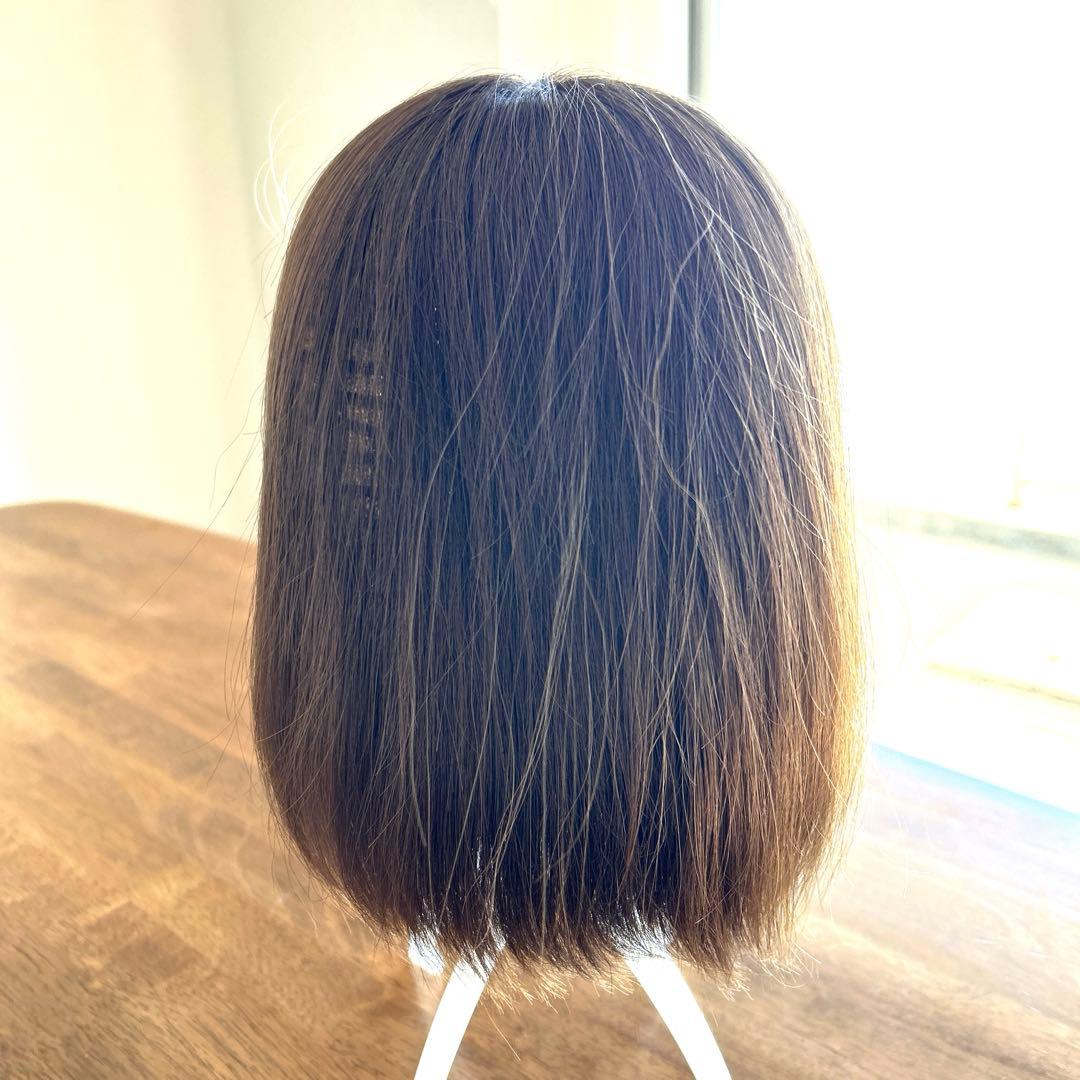 百合子 3Dウィッグ　Sサイズ　カット済み　アッシュブラウン